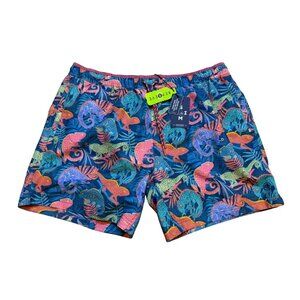 Fat Face Men's Trevose Chameleon Print Swim Shorts XL NWT